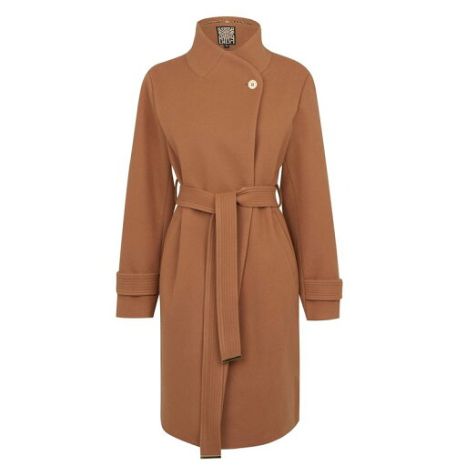 【送料無料】 ビバ レディース コート アウター BIBA Billie Belted Coat Camel 【送料無料】 ビバ レディース コート アウター BIBA Billie Belted Coat Camel