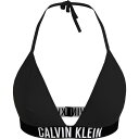 【送料無料】 カルバンクライン レディース トップのみ 水着 Triangle Bikini Top Pvh Black