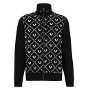【送料無料】 トゥルーレリジョン メンズ パーカー・スウェット アウター AO Track Fleece Top Black/White