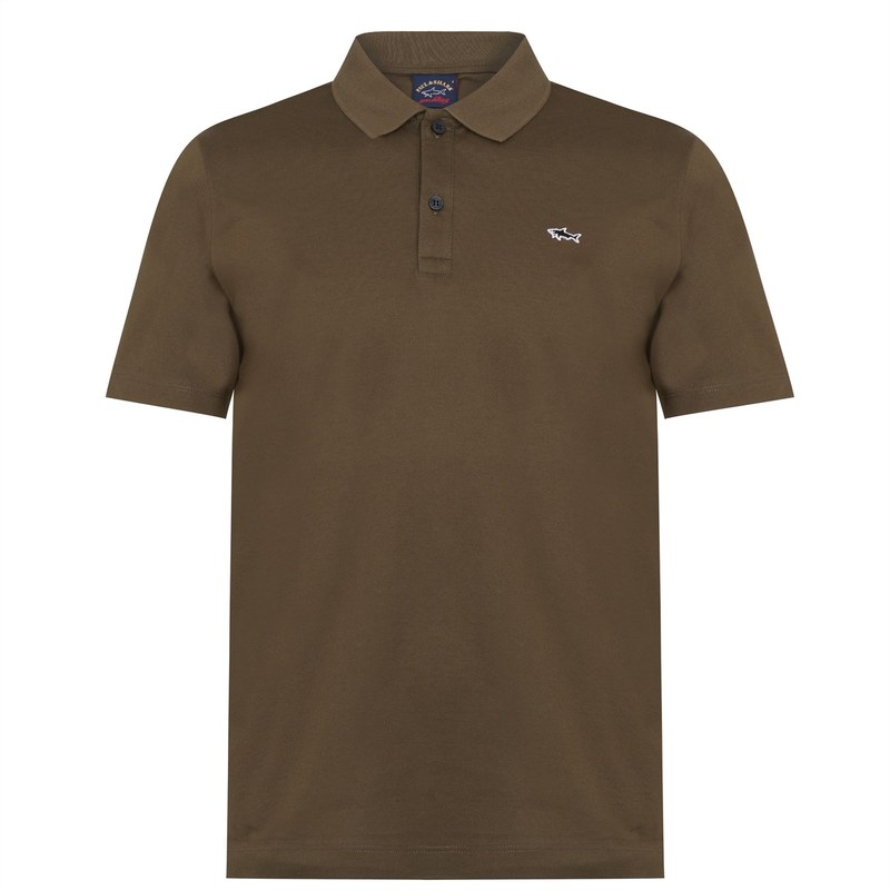 ̵ ݡ륢ɥ㡼  T ȥåץ Logo Polo Shirt Light Brown 132