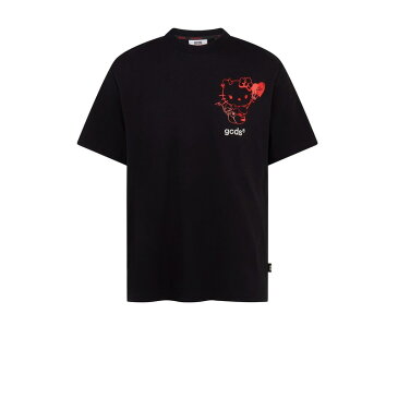 ジーシーディーエス メンズ Tシャツ トップス Hello Kitty Spicy Angel T-Shirt Black 02
