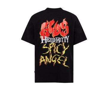 ジーシーディーエス メンズ Tシャツ トップス Hello Kitty Spicy Angel T-Shirt Black 02