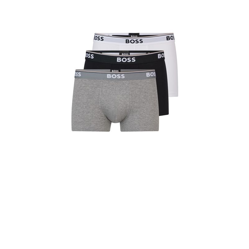 【送料無料】 ボス メンズ ボクサーパンツ アンダーウェア Bodywear 3 Pack Power Boxer Shorts Blk/Wht/Gry 999 1