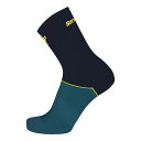 【送料無料】 サンティーニ メンズ 靴下 アンダーウェア Maillot Jaune Tour De France Socks Blue