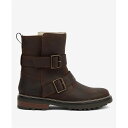 【送料無料】 バーブァー レディース ブーツ・レインブーツ シューズ Spear Boots Dk Brown