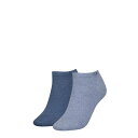 カルバンクライン レディース 靴下 アンダーウェア Socks 2 Pack Womens Blue