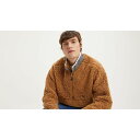 【送料無料】 リーバイス メンズ パーカー・スウェット アウター Lakeside Mock Neck Jacket Iced Coffee