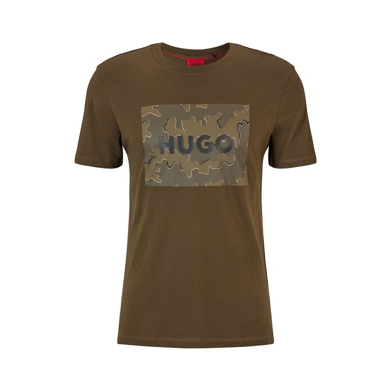  フューゴ メンズ Tシャツ トップス Dulive T Shirt Dark Green 303