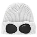 【送料無料】 シーピーカンパニー メンズ 帽子 アクセサリー Goggle Knit Hat Gauze White 103