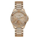 yz QX fB[X rv ANZT[ Guess Frontier Wacth Ld09 Rose Gold