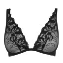 【送料無料】 メゾンレジャビー レディース ブラジャー アンダーウェア Sin Triangle Bra Black