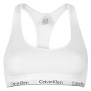 【送料無料】 カルバンクライン レディース ブラジャー アンダーウェア Modern Cotton Logo Bralette WHITE