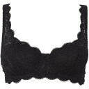 【送料無料】 トリンプ レディース ブラジャー アンダーウェア Amourette 300 Underwired Half Cup Bra Black