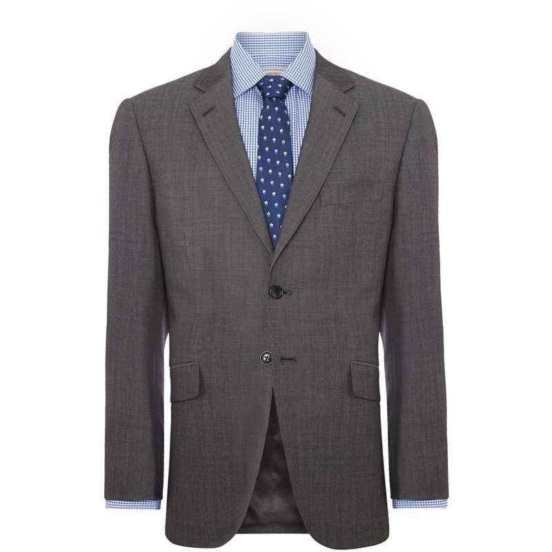  ハウィック メンズ ジャケット・ブルゾン アウター Derry Notch Lapel Pindot Suit Jacket Charcoal