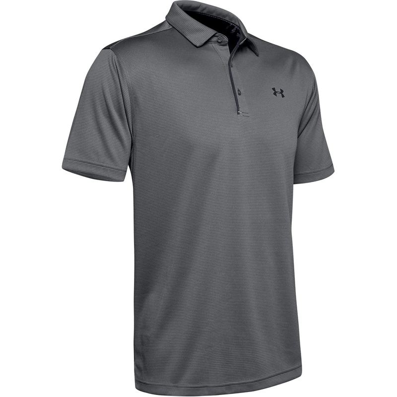 アンダーアーマー メンズ トップス ポロシャツ Under Armour Tech Polo Shirt Mens Graphite/Black ブラック