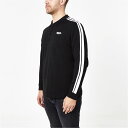 【送料無料】 ロンズデール メンズ ポロシャツ トップス 2 Stripe Long Sleeve Polo Shirt Mens Black