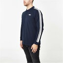 【送料無料】 ロンズデール メンズ ポロシャツ トップス 2 Stripe Long Sleeve Polo Shirt Mens Navy