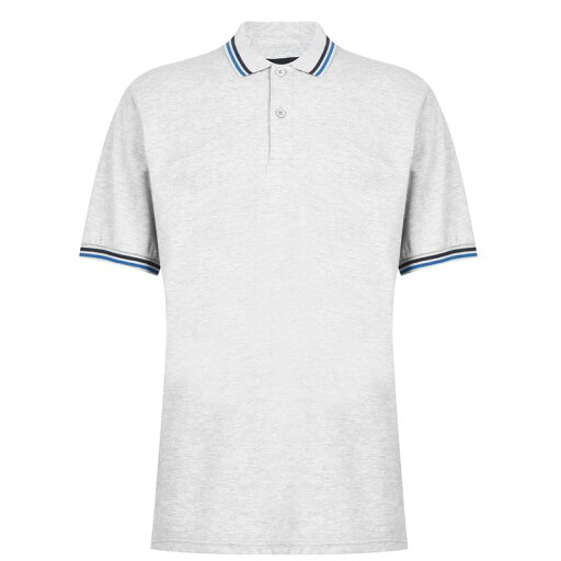 【送料無料】 ファイヤートラップ メンズ Tシャツ トップス Lazer Polo Shirt Mens Grey Marl 【送料無料】 ファイヤートラップ メンズ Tシャツ トップス Lazer Polo Shirt Mens Grey Marl