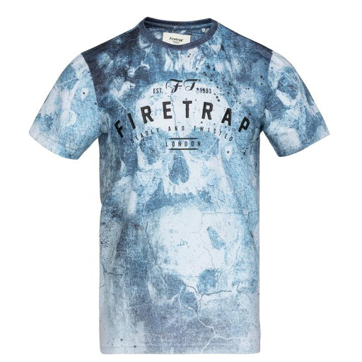 【送料無料】 ファイヤートラップ メンズ Tシャツ トップス Sub T Shirt Mens Navy Skull 【送料無料】 ファイヤートラップ メンズ Tシャツ トップス Sub T Shirt Mens Navy Skull