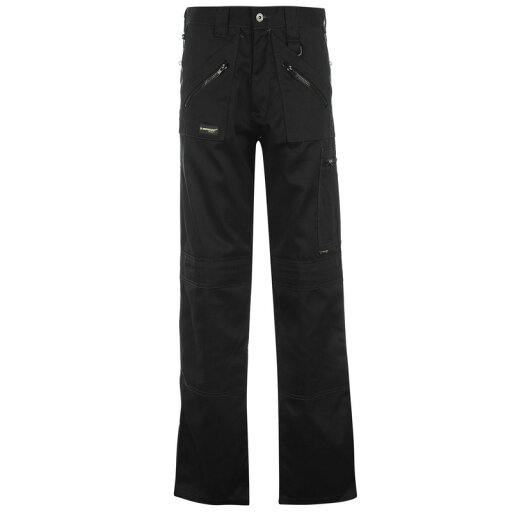 【送料無料】 ダンロップ メンズ カジュアルパンツ ボトムス Safety Zipper Trousers Mens Black 【送料無料】 ダンロップ メンズ カジュアルパンツ ボトムス Safety Zipper Trousers Mens Black
