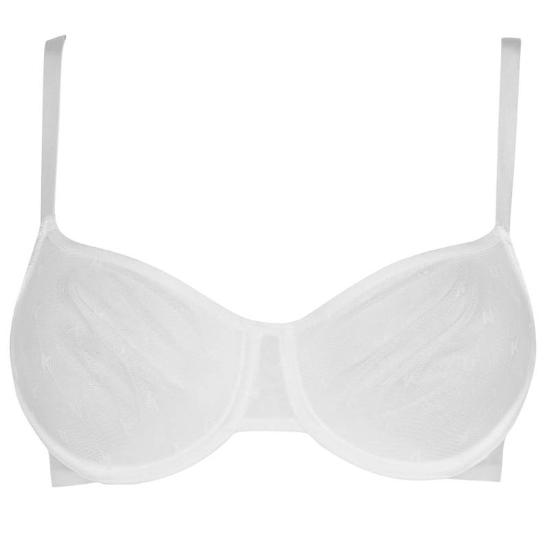 ダナ・キャラン 【送料無料】 ダナ キャラン ニューヨーク レディース ブラジャー アンダーウェア Mono Mesh Bra White LUS