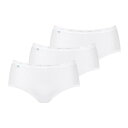 【送料無料】 スロッギ レディース パンツ アンダーウェア 3 Pack Midi Briefs White 0003