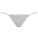 【送料無料】 ダナ キャラン ニューヨーク レディース パンツ アンダーウェア Mono Mesh Bikini Briefs White LUS