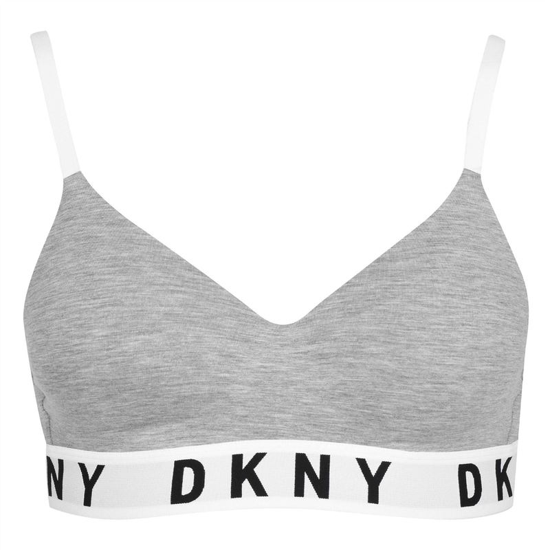 ダナ・キャラン 【送料無料】 ダナ キャラン ニューヨーク レディース ブラジャー アンダーウェア Cozy Boyfriend Push Up Bra Grey