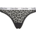 【送料無料】 カルバンクライン レディース パンツ アンダーウェア Caros Lace Brazilian Briefs Black