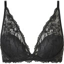 【送料無料】 カルバンクライン レディース ブラジャー アンダーウェア Seductive Comfort Floral Plunge Bra UB1 Blac...