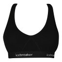 【送料無料】 アイスブレーカー レディース ブラジャー アンダーウェア Sprite Racerback Bra Black