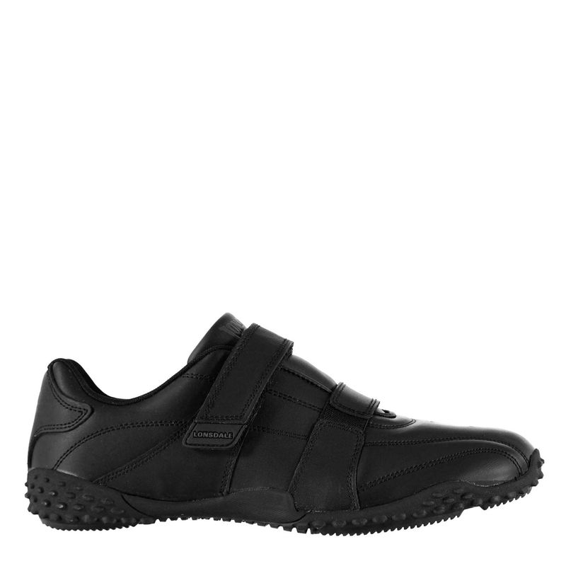 ロンズデール メンズ シューズ スニーカー Lonsdale Fulham Mens Trainers Black/Black ブラック