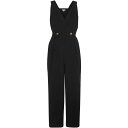 【送料無料】 ホイッスルズ レディース ジャンプスーツ トップス Lara Button Jumpsuit Black