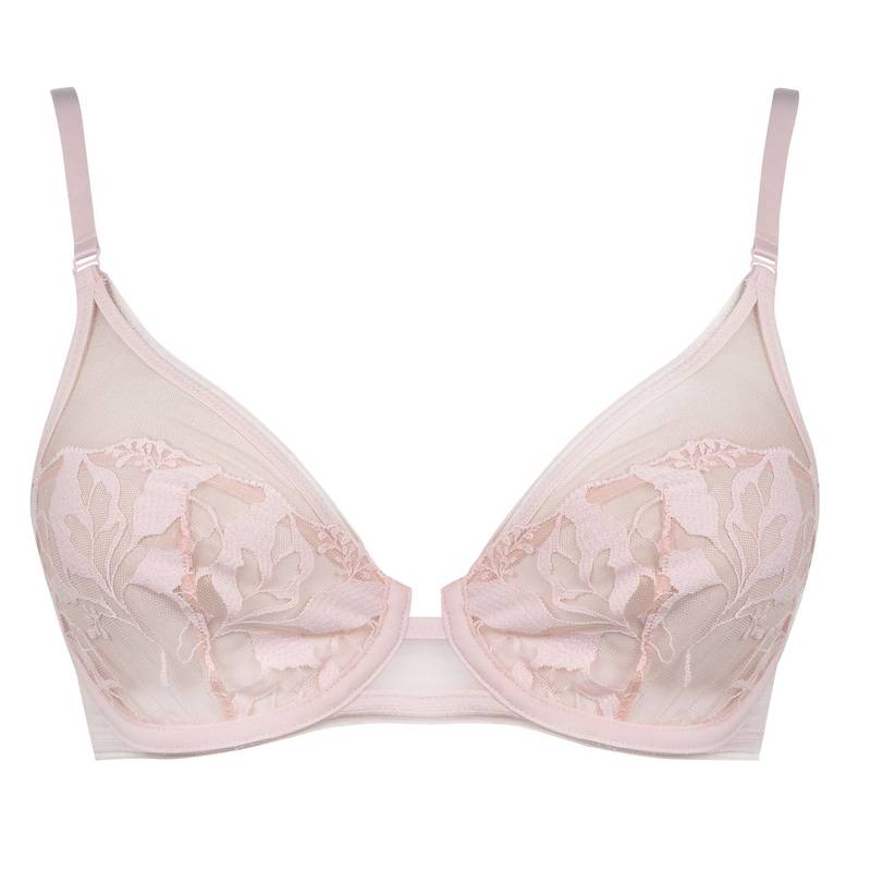 【送料無料】 メゾンレジャビー レディース ブラジャー アンダーウェア Lejaby Sin Under-wired Bra Light Pink