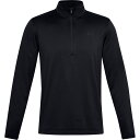 【送料無料】 アンダーアーマー メンズ パーカー・スウェット アウター Half Zip Fleece Top Mens Black