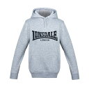 【送料無料】 ロンズデール メンズ パーカー・スウェット アウター Essential OTH Hoodie Mens Grey M