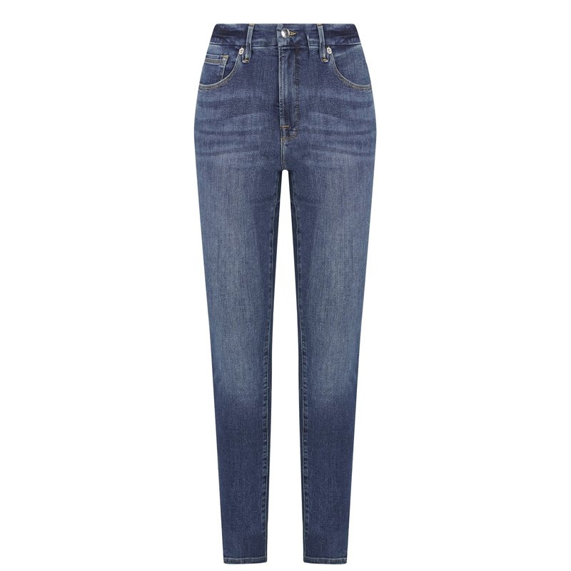  グッドアメリカン レディース デニムパンツ ジーンズ ボトムス Good Legs Released Hem Jeans Blue265