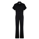 【送料無料】 グッドアメリカン レディース ジャンプスーツ トップス Fit For Success Bootcut Jumpsuit Black001