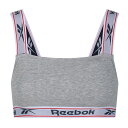 【送料無料】 リーボック レディース ブラジャー アンダーウェア Krystal Crop Top Ladies Grey(4)