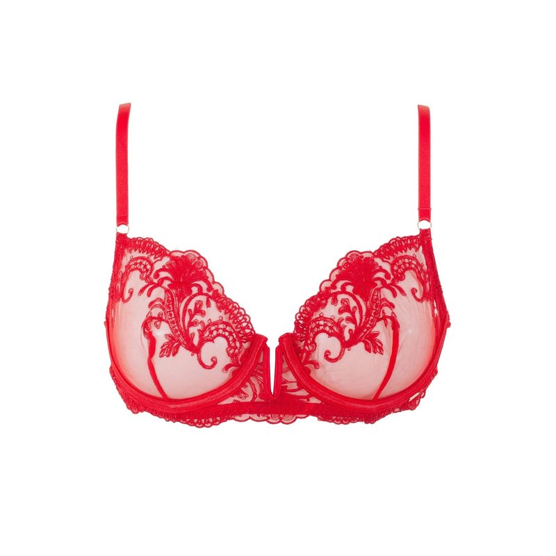 ブルーベラ レディース アンダーウェア ブラジャー Bluebella Marseille Bra Tomato Red レッド