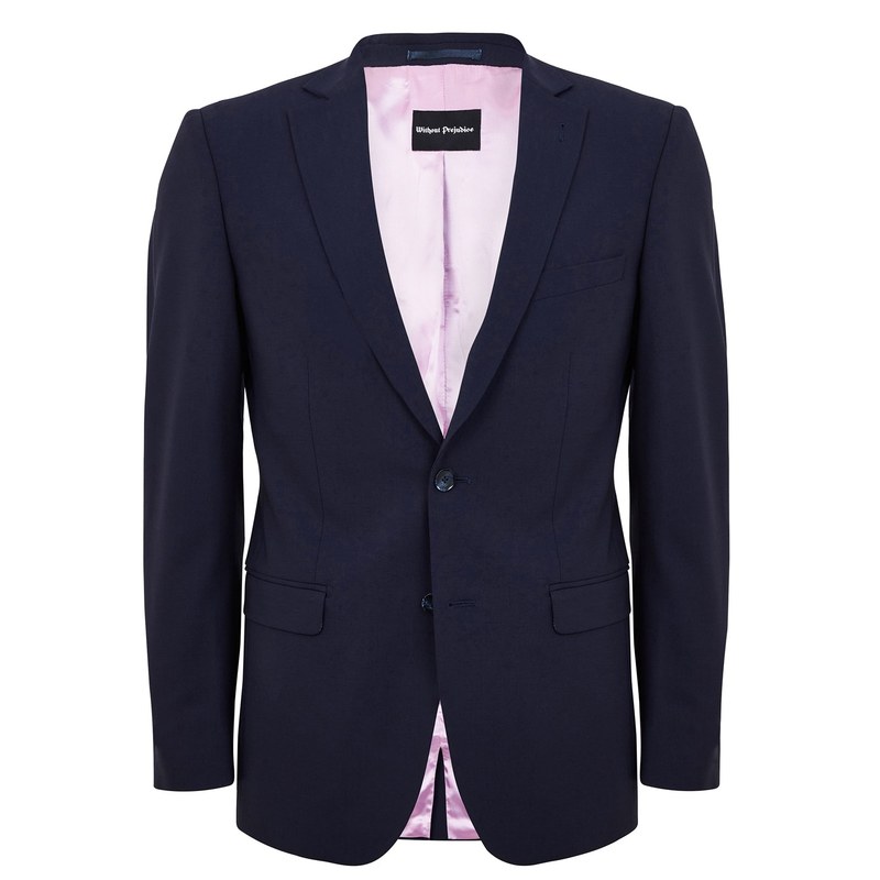 【送料無料】 ウィズアウトプレジュデス メンズ ジャケット・ブルゾン アウター Kilburn Suit Jacket Navy