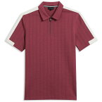 【送料無料】 テッドベーカー メンズ シャツ トップス Ted Baker Abloom Zip Polo Shirt Mens Maroon