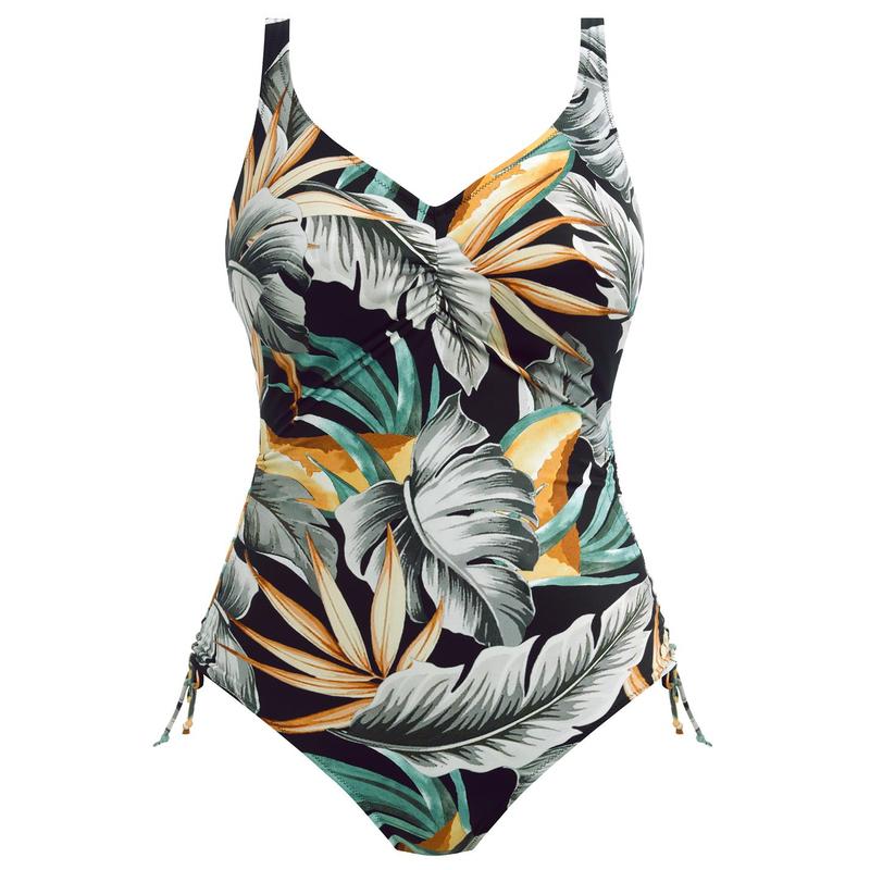 【送料無料】 ファンタジー レディース 上下セット 水着 Bamboo Grove Underwired Adjustable Leg Swimsuit Jet