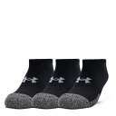 yz A_[A[}[ fB[X C A_[EFA Heatgear No Show Socks 3 Pack Black