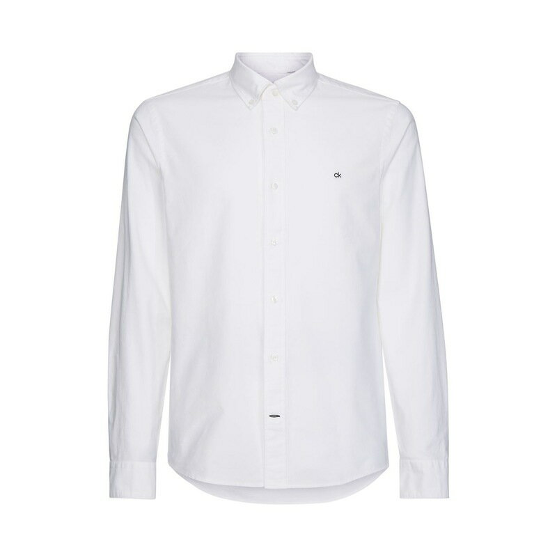 カルバン・クライン 【送料無料】 カルバンクライン メンズ シャツ トップス Slim Fit Oxford Shirt White