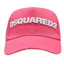 【送料無料】 ディースクエアード レディース 帽子 ベースボールキャップ アクセサリー Logo Baseball Cap Pink/White M197