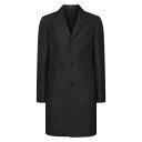 カルバン・クライン 【送料無料】 カルバンクライン メンズ コート アウター Wool Blend Speckle Overcoat Dark Grey