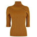 【送料無料】 ダナ キャラン ニューヨーク レディース ニット・セーター アウター Cut Out Sweater Roasted Pecan