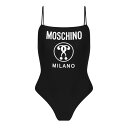 【送料無料】 モスキーノ レディース 上下セット 水着 One Piece Swimsuit Black 0555