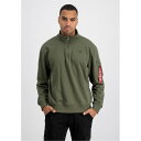【送料無料】 アルファインダストリーズ メンズ パーカー・スウェット アウター X-Fit Quarter Zip Fleece Green